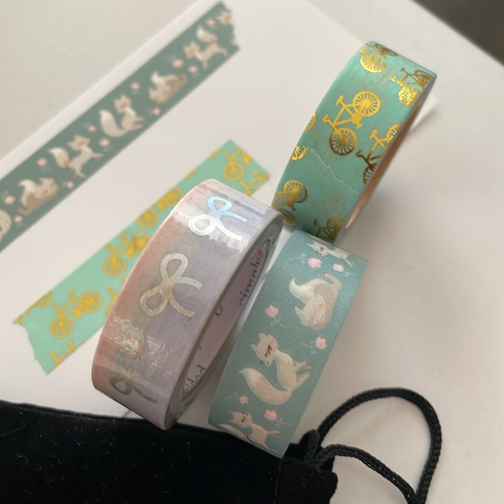 Simply Gilded, “Collectors” Curated Bundle of 3 washi